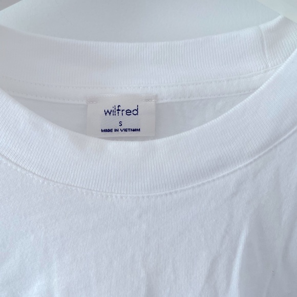 Aritzia Wilfred peplum tshirt - Picture 2 of 3